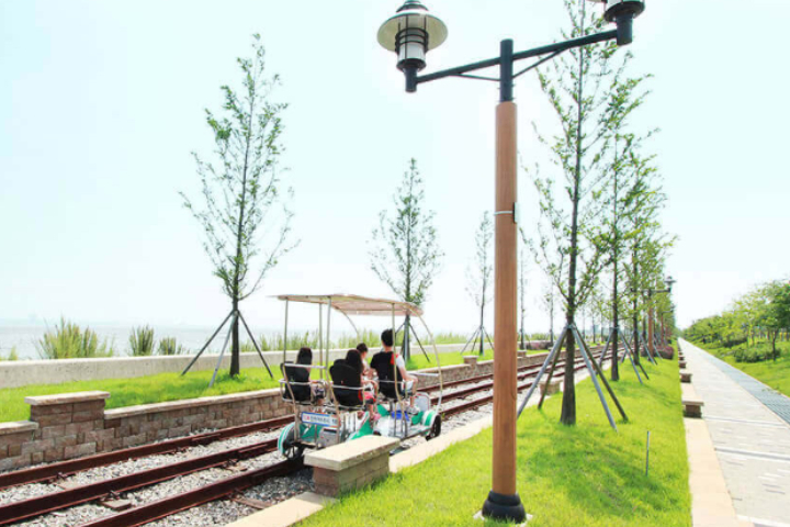 江華島超人氣斜坡滑車 海岸鐵路自行車 小倉織物體驗館一天團