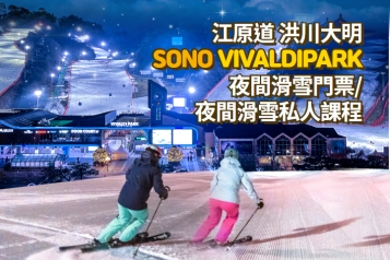 洪川大明 SONO VIVALDIPARK 夜間滑雪門票/夜間滑雪私人課程