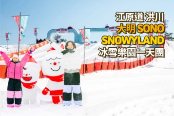 洪川大明 SONO VIVALDIPARK SNOWYLAND冰雪樂園一天團